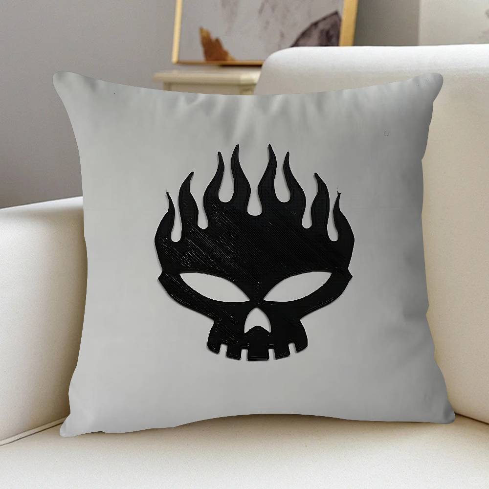 Punk Rock T-The O-Offspring Maple Design Cushion Cover Happy Autumn Harvest Decor Holiday Decorati Pillow Cover
