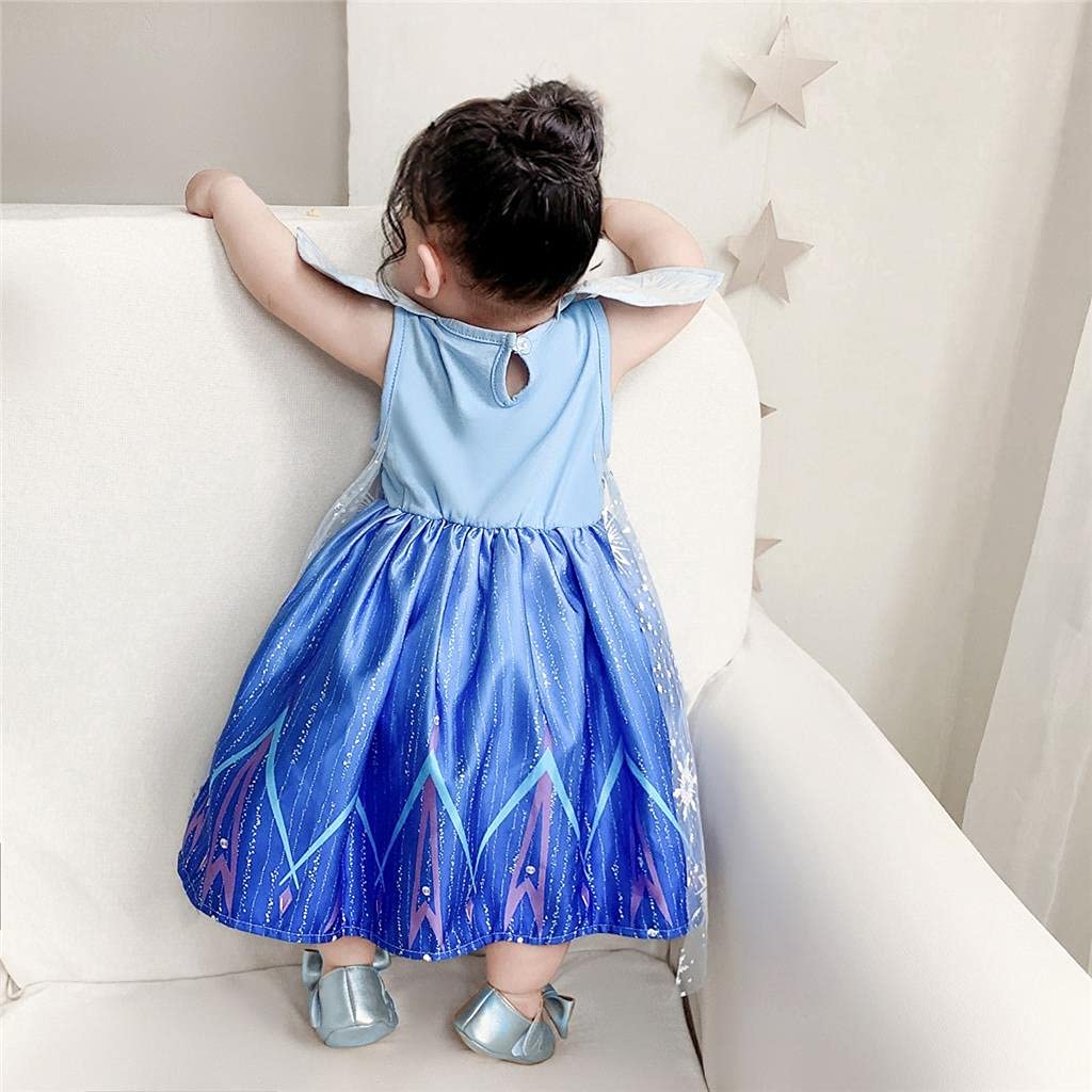 Dressy Daisy Baby Girls Elsa Cosplay Birthday Party Sizes Months Dress, Outfit, Accessories, 12-18