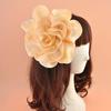 Handmade Big Flower Barrette Multicolor Flower Hair Accessories Studio Hairpin