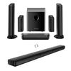 Ultimea Apollo S70 Ultra 7.1-kanałowy odłączany soundbar, zestaw głośników z subwooferem, dynamiczne oświetlenie