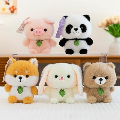 New Cute Little Panda Doll Doll Rabbit Animal Plush Toy Table Companion Cute Pet Series Children's Gift