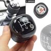 Car Gear Shift Knob Lever Change Gearbox Shifter Plastic For Fiat Panda 2012 Manual Transmission Handle 5 Speed Car Accessories