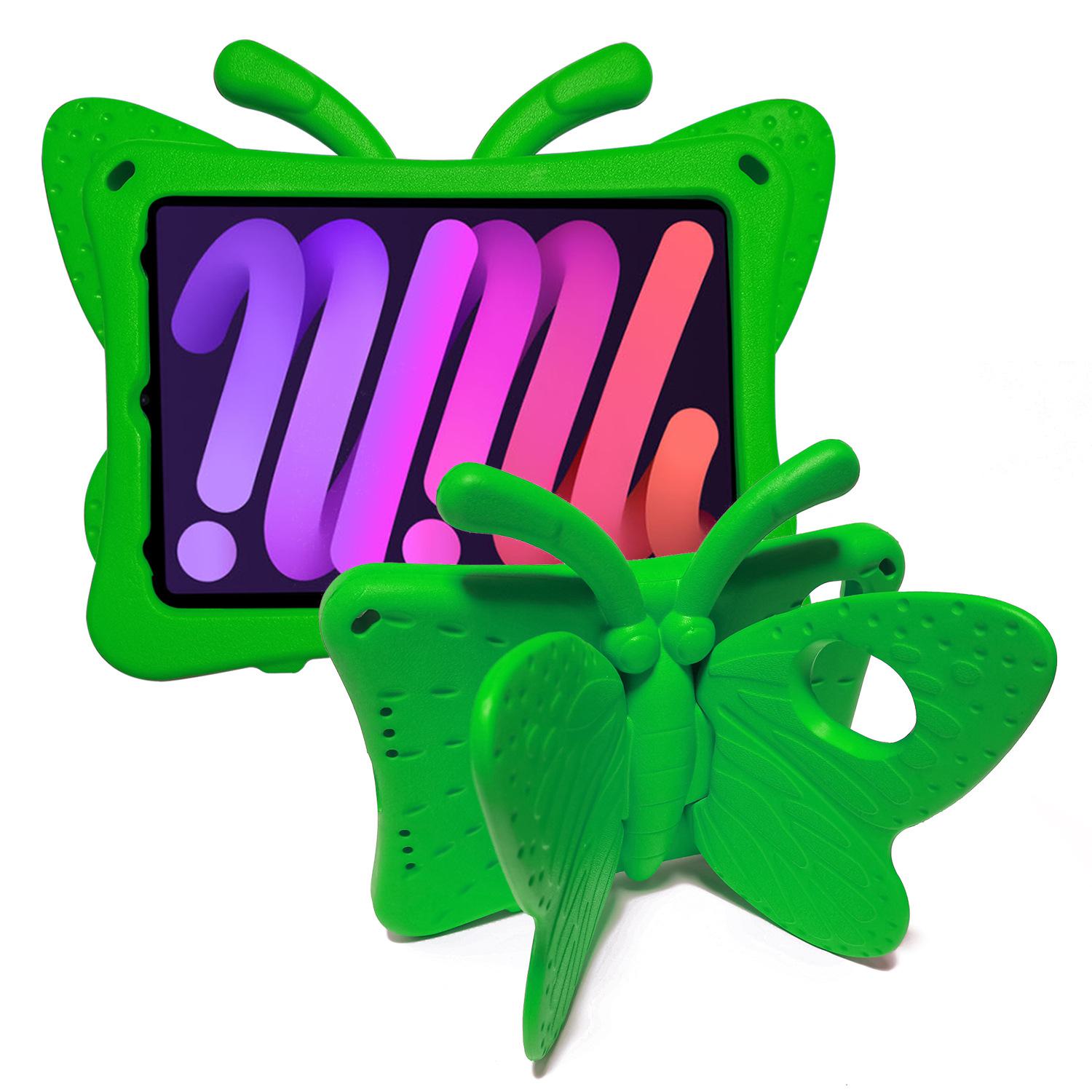 

Защитный детский чехол-бабочка из ЭВА для планшета iPad Mini6 (2021) - Конструкция, препятствующая падению For iPad Mini6 (2021) зелёный