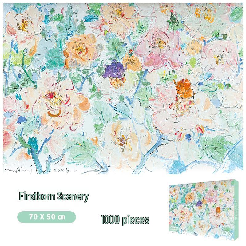 

Comitok Комитет Пазл для взрослых из 1000 деталей - Новорожденный пейзаж Фу Ибина