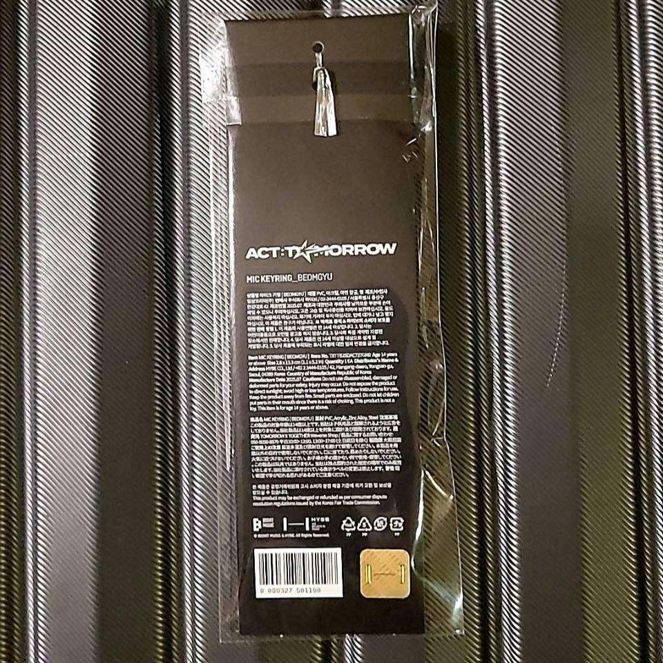 [USED] TXT Beomgyu Microphone Keyring ACT TOMORROW Seoul Concert