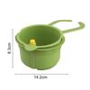 Multi Use Sink Hanging Strainer Basket with Detachable Bottom Cover and Filter