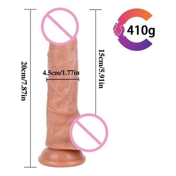 Imitation For Women Masturbator Double-feel Silicone Dildo