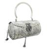 Women's Silver Brass Metal Handle Clutch Handmade Antique Ethnic Hand Clutch