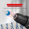 Enhanced Magnetic Anti-Slip Ring for Hand Drills: Magnetized, Hardened, with Detachable Bits and Bead-Locking Tech