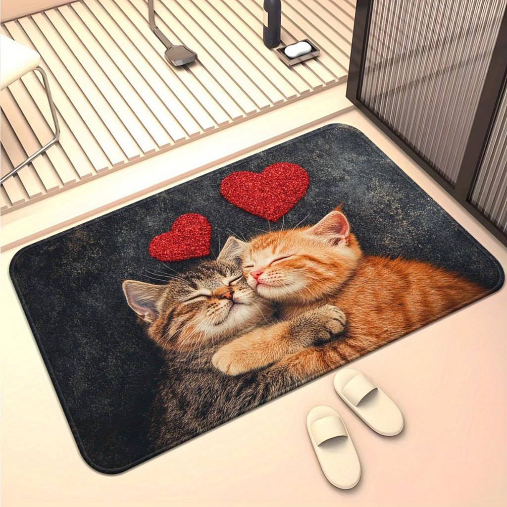 1Pcs Anti Fatigue Kitchen Rugs, Door Print Waterproof Non-Slip Thick Cushioned Mat Comfort Standing Mat