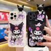 Applicable to Apple 16promax lying down mobile phone case iphone17 cute Samsung S24 cartoon Kulomi
