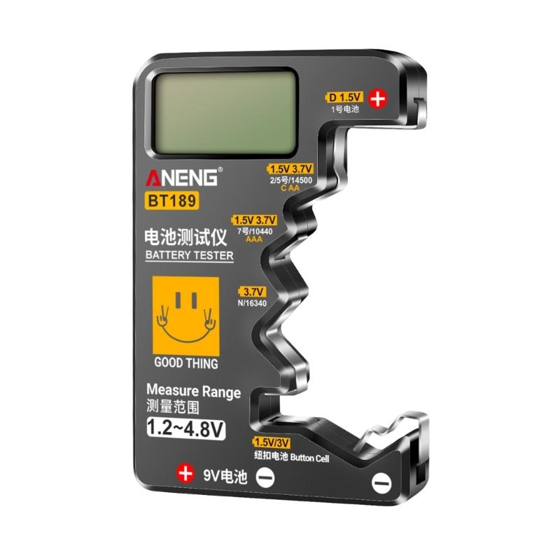 Battery Tester, Universal Battery Checkered Small Battery Testers for AAA AA C-D 9V 1.5V Button Cell Household Batteries