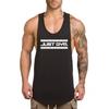 Do The Work  New Arrival Mens Fashion Casual Breathable O-neck Pure Cotton Printed Summer Bodybuilding Fitness Gym Sports Vest