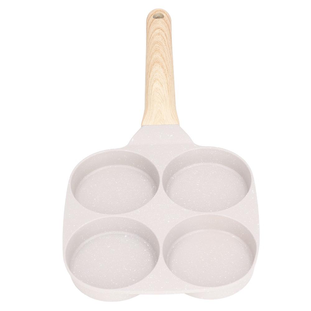 4 Cups Frying Pan Even Heating Pancake Pot Kitchen Supplies Egg Pan  Crepes/Burgers/Steak