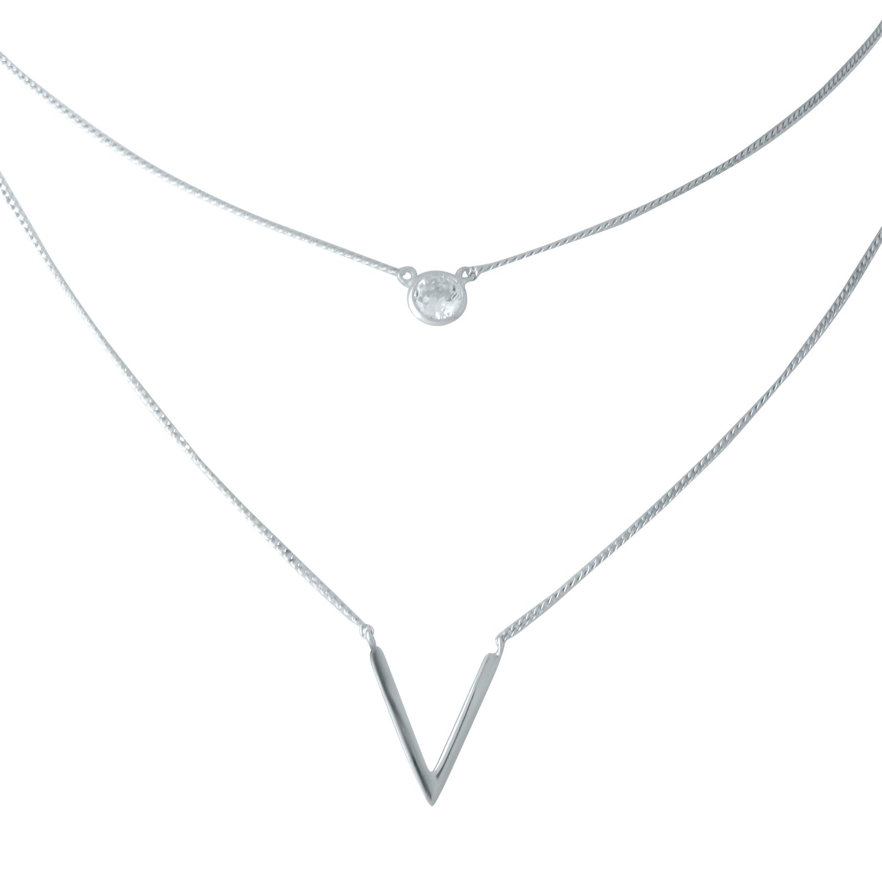 

Срібна каблучка з фіанітами (1952870) 450500