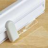 Reusable Food Wrap Dispenser with Cutter Sliding Cling Film Divider, Aluminum Dispenser, Paper