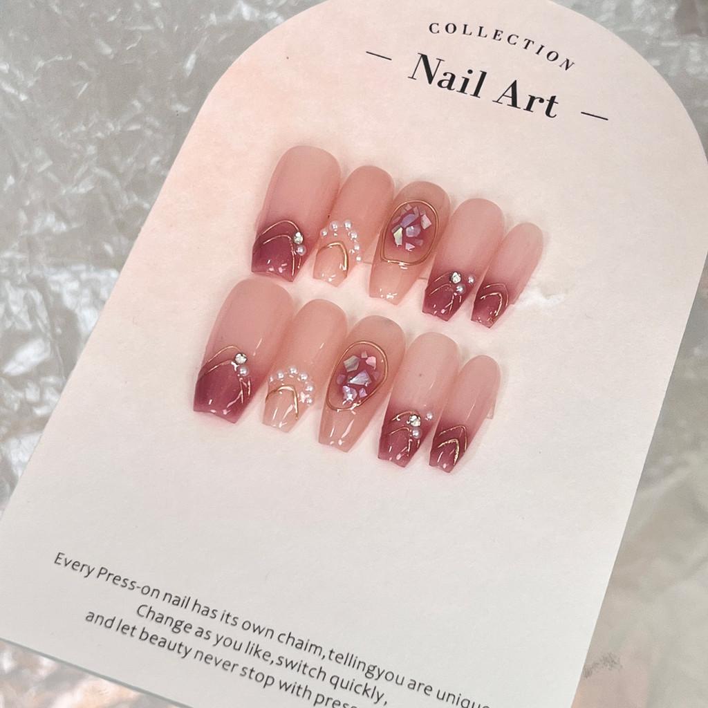 

Gradual Handworn Nail Change Nail Finish Can Be Detachable Style Neobaroque XS