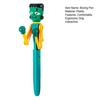 Fun Boxing Pen with Movable Arm 0.5mm Blue Ink Ballpoint Pen Cartoon Stress Relief Writing Tool Novelty Gift