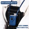 3 Gear Portable Neck Fan Mini Fan Personal Cooling Hands Free USB Rechargeable Bladeless Lazy Hanging Fan