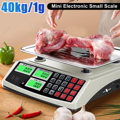 40kg/ /1G Precyzyjna Cyfrowa Waga LCD Elektroniczna Waga Wagi Plastikowa Waga Wagi Dokładność Wagi Wagi Wagi Spożywcze f