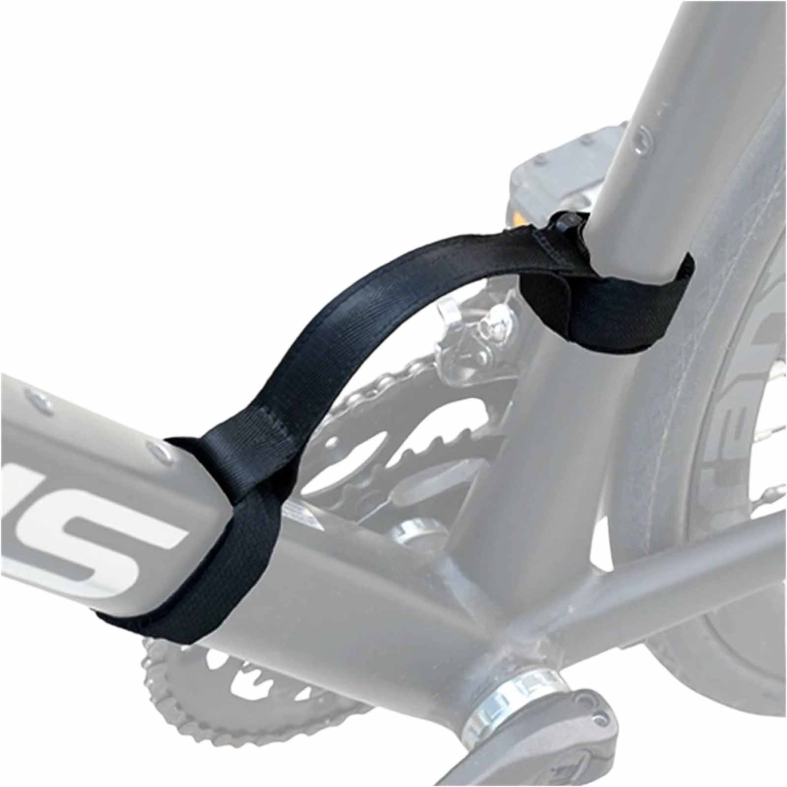 

Portable Nylon Lace-Up – Universal & Mountain Bike Accessory, Effort-Saving and Lightweight Equipment Attachment One Size чёрный