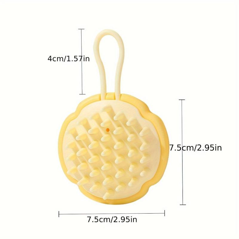 Hair Shampoo Brush Magic Silicone Massage Comb Hanging Scalp Shampoo Comb Universal for Men, Women and Children