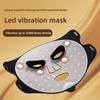Color Light Silicone Mask Beauty Instrument LED Red and Blue Light Household Facial Skin Rejuvenation Photon Skin Rejuvenation Mask Beauty Instrument