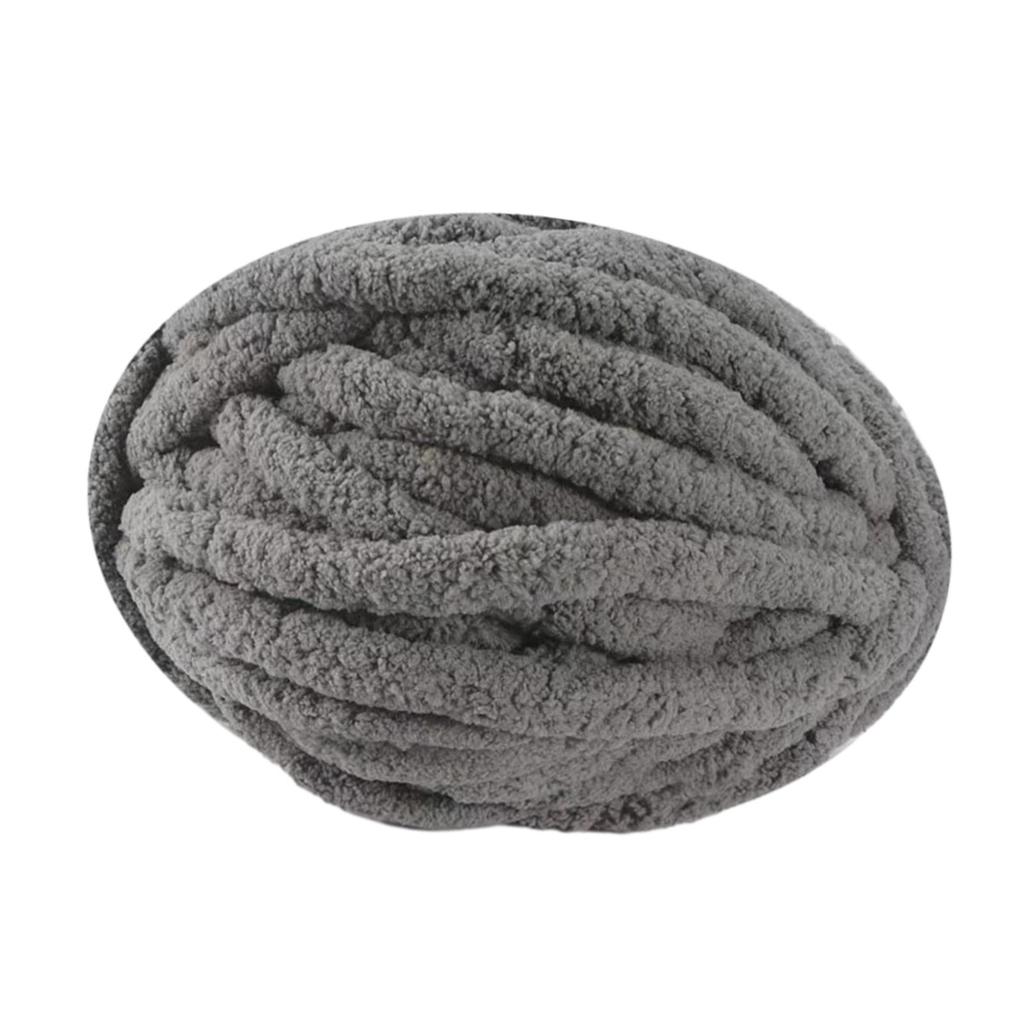 Thick Chunky Yarn Bulky Yarn Comfortable Knit Yarn Polyester Yarn for Knitted Blanket Mat Weaving Scarf DIY Craft Cushion