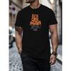 [Einzigartiges Grafik-Print T-Shirt] Herren Sommer Mode T-Shirt - Einzigartiger Grafik-Print, Lässiger Rundhalsausschnitt, Maschinenwaschbar