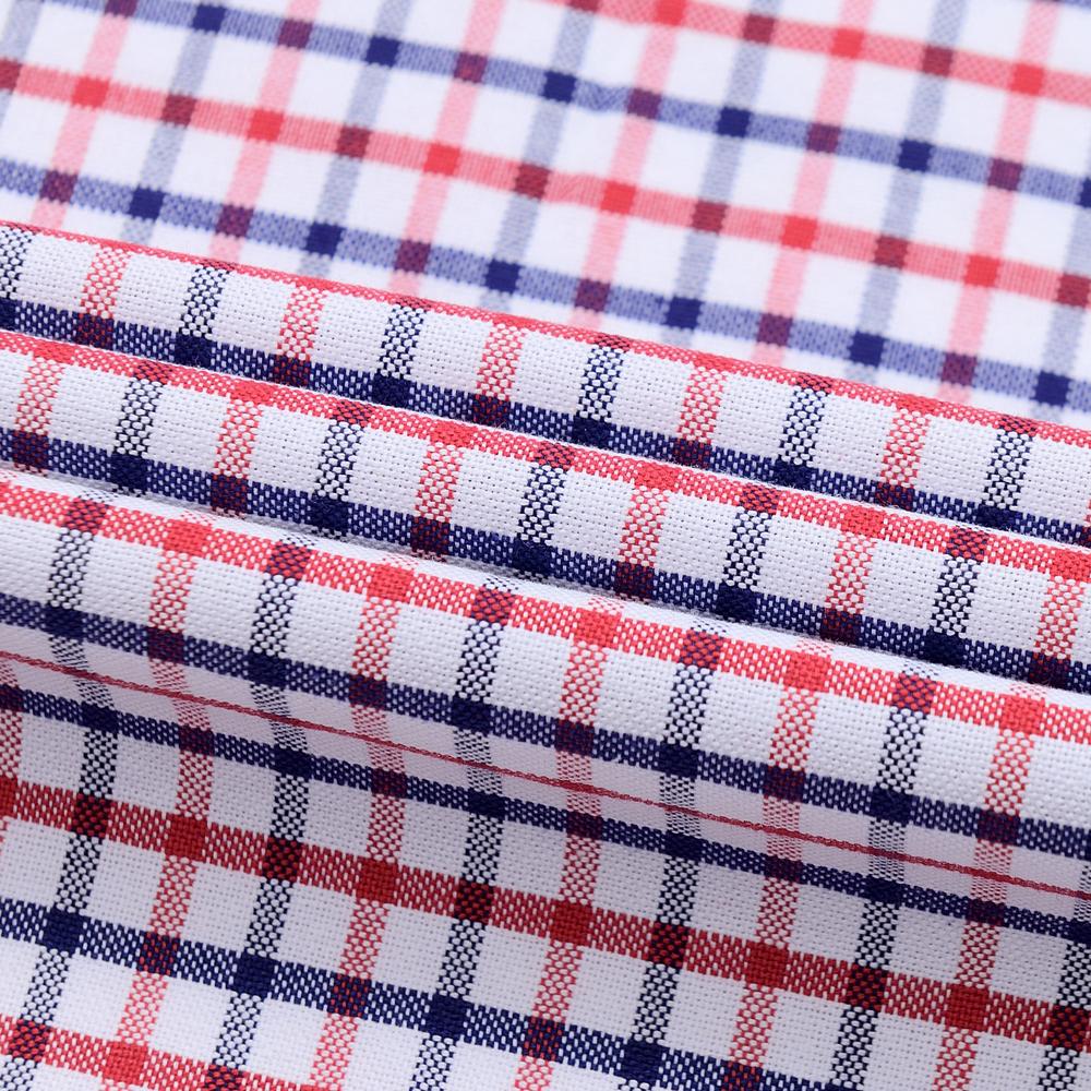 Pánská kostkovaná košile Oxford s dlouhým rukávem, regular fit, s kapsou, bavlněná, zapínací límeček, pohodlná, univerzální, ležérní, kostkovaná košile