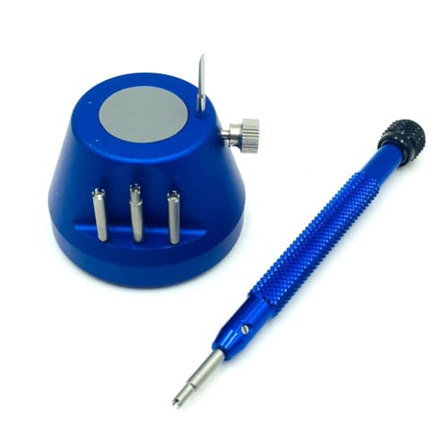 Richard Mille Steel Watch Screwdriver Kit with Different Tips for Watch Repair.