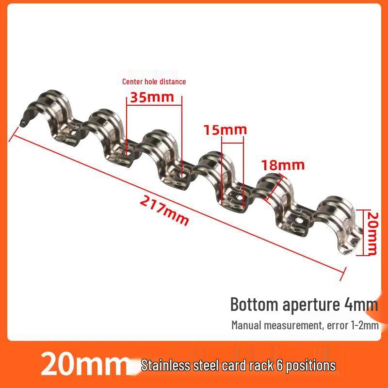 Single-Sided U-Shaped P-Shaped Stainless Steel Pipe Clamp for 16-20 Iron Conduit