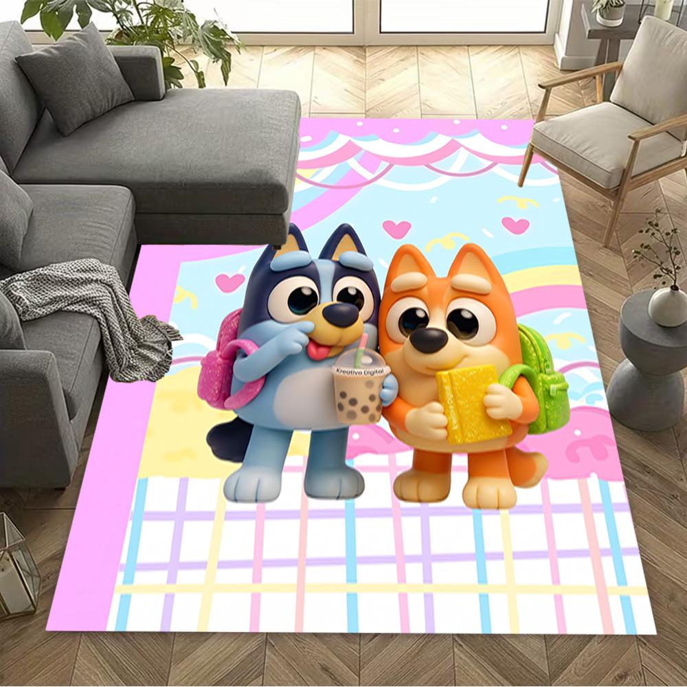 Dogs Refrigerator Adventure Carpet Design for Decorate room Study room Entryway Hallway Anti-slip Rug Office home decor