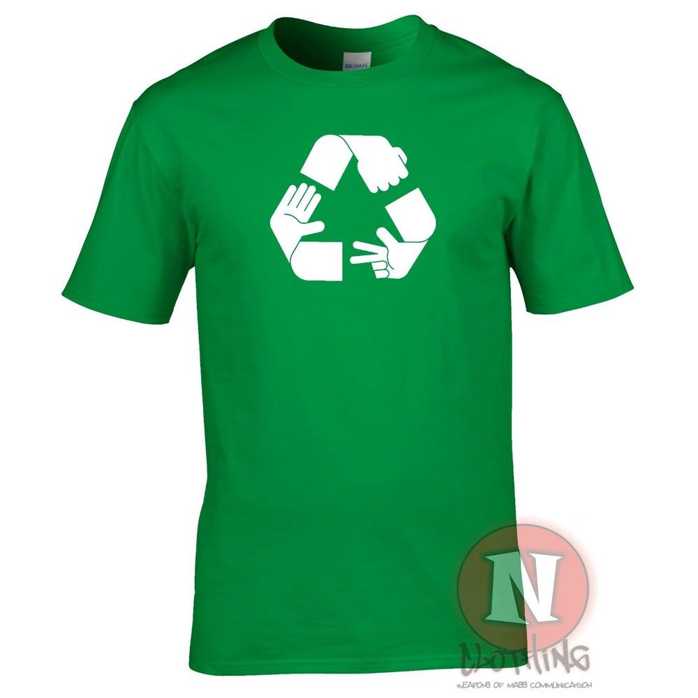 Rock Paper Scissors Recycle TShirt Funny Game Adult Tee