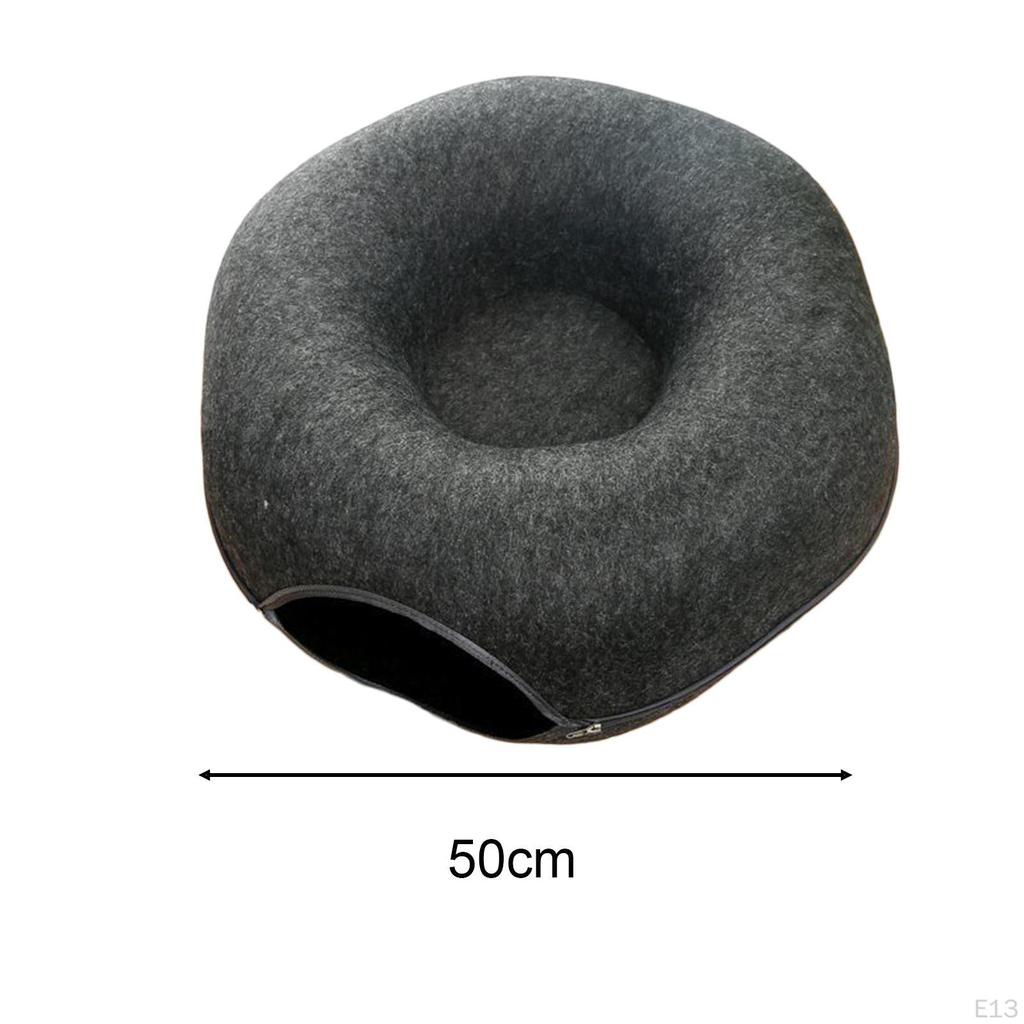 Cat Tunnel Bed Cave Felt Four Seasons Universal Playing Hide and Seek Pet Accessories Kitten