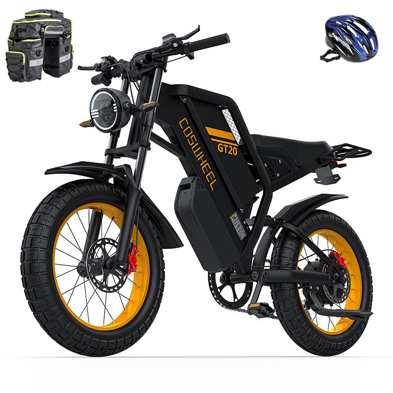 Bicicletă Electrică Coswheel GT20 Max Motocicletă Electrică Off-Road 3000W Baterie Dublă 60V 40AH Bicicletă de Munte E-bike cu Anvelope Mari