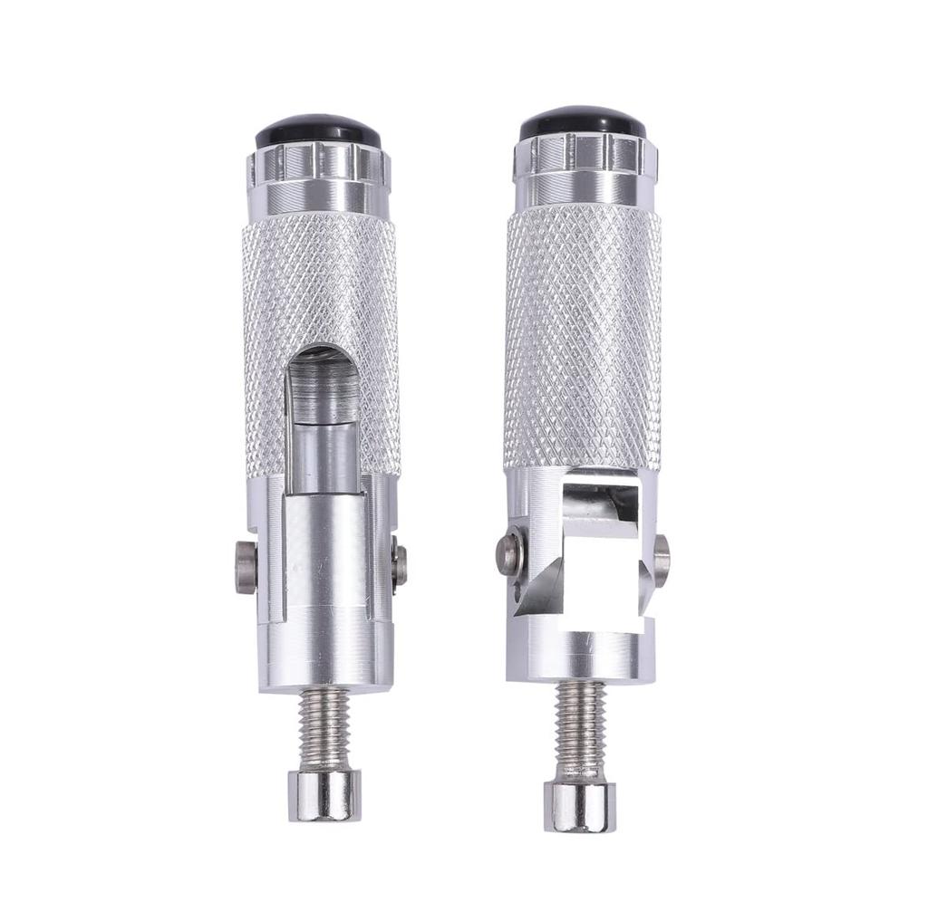 CNC Folding Step Bar, Left and Right Set, 0.3 Inches (8 Mm), M8 Aluminum,