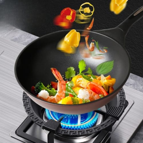 REENEW Overheat Prevention Sensor Compatible Auxiliary Trivet, Gas Stove Rack, Cast Iron Pot Ring, Windproof Stove Support Ring, Pan Holder Stand, Non