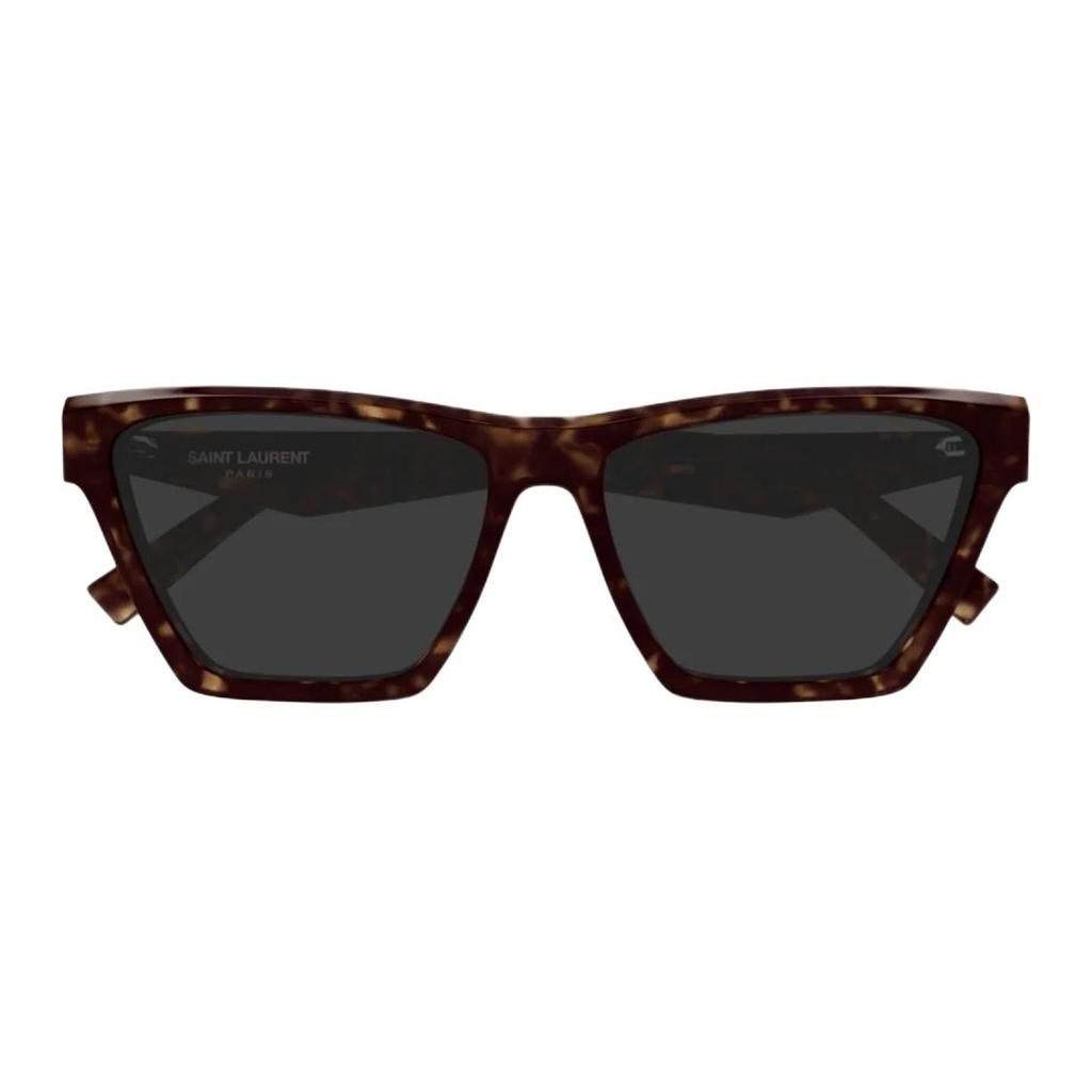 Saint Laurent Fashion Trend Irregular Shape Sunglasses Women Sunglasses Tortoise SLM103006