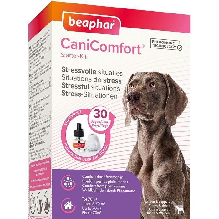 Diffuseur Anti Stress - BEAPHAR - CANICOMFORT - 48ml - Réduit le stress - Recharge incluse
