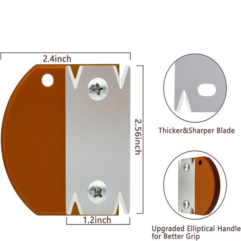 

Деревянный фальцгебель Кромкооблицовочный триммер Триммер для кромок шпона Скребок для заусенцев для деревообработки Ручной инструмент оранжевый