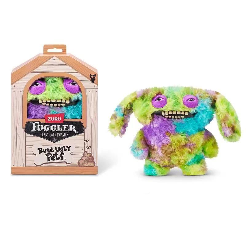 Original Fuggler Ugly Teeth Monsters Plush Toys Kawaii Cat Dolls Funny Butt Pets Soft Stuffed Animal Decoration Halloween Gifts