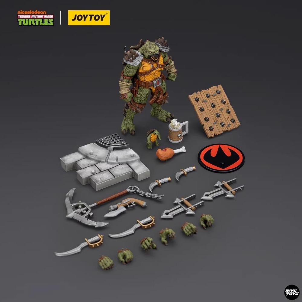 JOYTOY Original TMNT Teenage Mutant Ninja Turtles 1/18 Groundchuck Dirtbag Rahzar Full Series Action Figures Toy Model Doll Gift