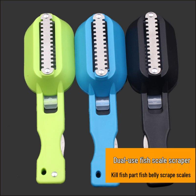 Exclusive Plastic Fish Scale Scraper - Descaling Tool for the Kitchen