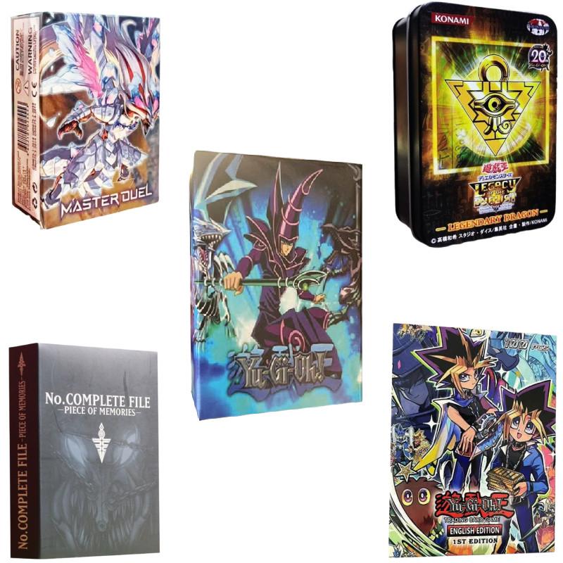 Sada karet Game Master Yugioh s klasickými a fóliovými sběratelskými kartami pro sběratele karet