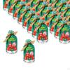 50 Pieces Gift Bags Candy Christmas Present for Gifts with Ribbon Xmas Holiday Cookie