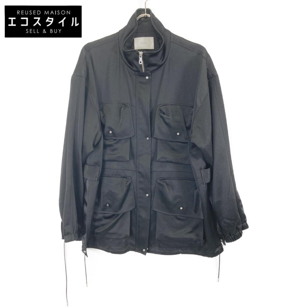 louren Black patch pocket jacket Jacket F blackUsed