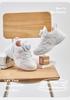B. DUCK Little Yellow Duck Big Children's Casual Girls' Spring and Autumn White Fashion Sports Shoes