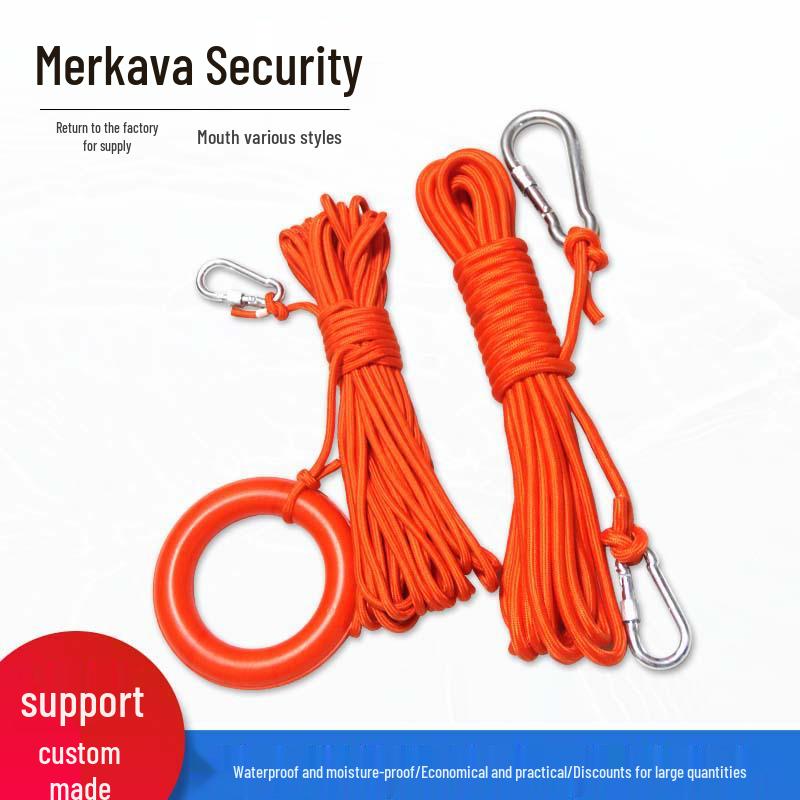 30m Water Rescue Lifesaving Buoyancy Rope for Swimming and Floating