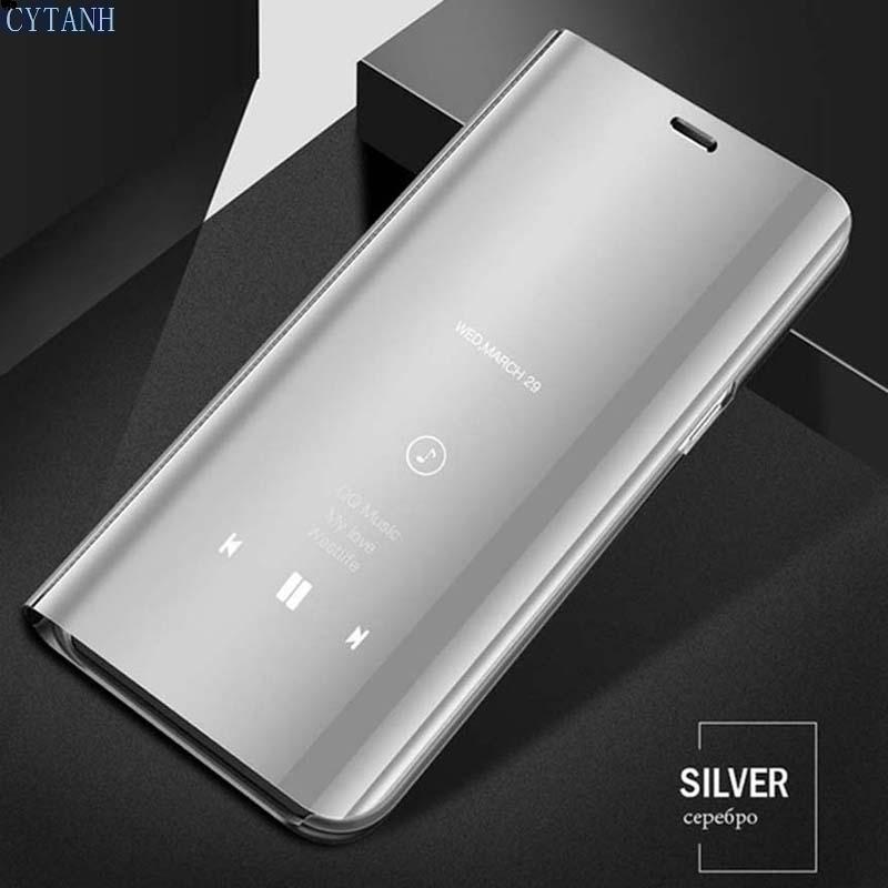 Skinlee For Xiaomi Redmi 15C 14C 13C 12C Case Mirror View Smart Flip Shockproof For Redmi Note 15 14 13 12 10 Pro Plus 5G Cover